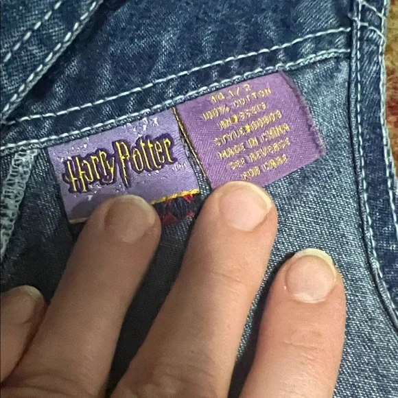 Hogwarts Denim Overalls - Picture 3 of 6